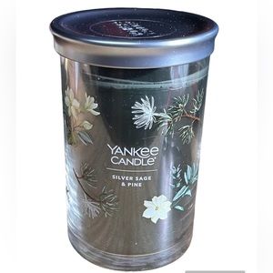 Yankee Candle Silver Sage & Pine 20 oz Signature Large Tumbler Candle